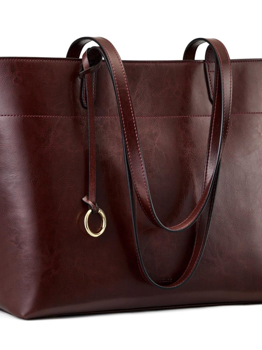 Vintage Genuine Leather Work Tote for Women